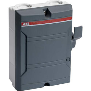 ABB werkschakelaar 2-polig 25A IP65 (M25) zonder wartels