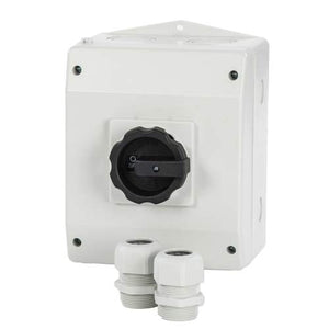 Sontheimer werkschakelaar 4-polig 63A IP65 incl. 2x M32 wartels