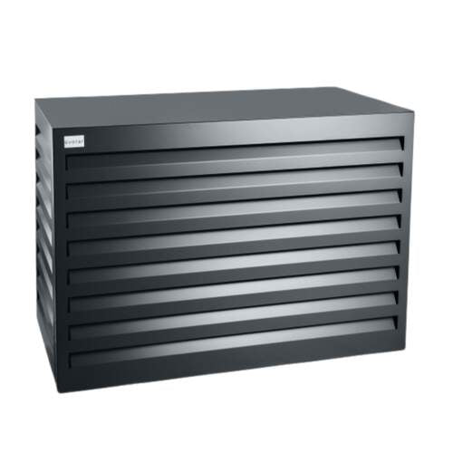 Evolar Evo-cover omkasting Small donker antraciet aluminium gepoedercoat 700 x 1000 x 500 mm
