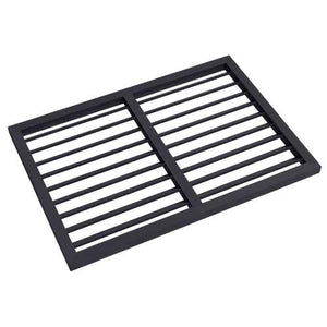 Evolar Evo-Louvre back panel Small charcoal gray 700 x 1000 mm