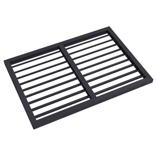 Evolar Evo-Louvre back panel Small charcoal gray 700 x 1000 mm