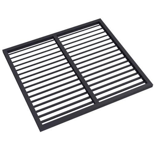 Evolar Evo-Louvre achterplaat Large houtskool grijs 1100 x 1200 mm