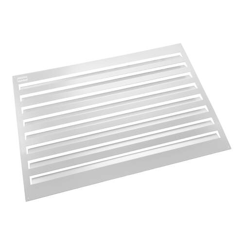 Evolar Evo-louvre achterplaat Small wit aluminium gepoedercoat 700 x 1000 mm