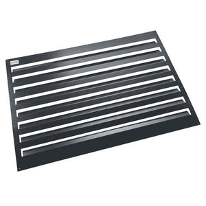 Evolar Evo-louvre achterplaat Medium donker antraciet aluminium gepoedercoat 800 x 1100 mm