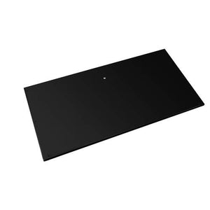 Evolar Evo-bottom onderplaat Large zwart aluminium gepoedercoat 1200 x 650 mm