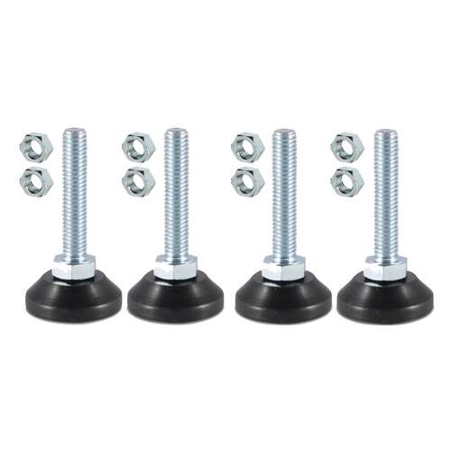 Evolar rubberen opstelvoetjes h=100 mm (set a 4 stuks)