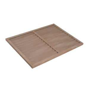 Evolar Evo-louvre back panel Small wood-look teak 700 x 1000 mm