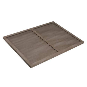 Evolar Evo-louvre backplate Small wood-look natural brown 700 x 1000 mm