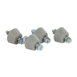 Universeel trillingsdemper set install-pack soft rubber 15-35kg