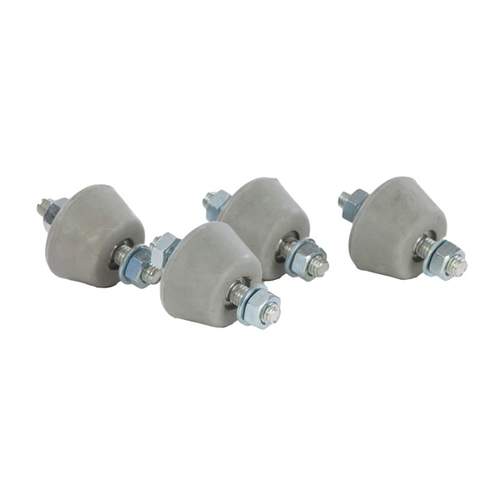 Universeel trillingsdemper set install-pack soft rubber 15-35kg