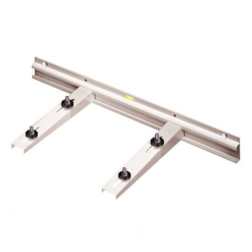 Rodigas MS205/B inschufrail Wit b=800 mm, l=520 mm, sleufgat h.o.h. max. 375 mm, max. 120 kg