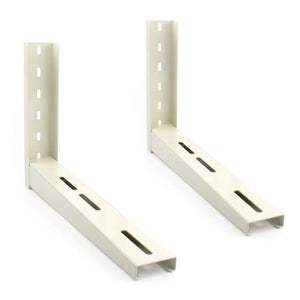 Rodigas MS504 wandbeugel Wit Heavy Duty l=800 mm, sleufgat h.o.h. max. 550 mm, max. 220 kg (set van 2 stuks)