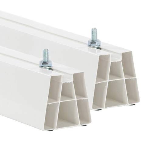 AircoBase mounting profile plastic 1000 x 80 x 80 mm Heavy Duty (set of 2 pieces)