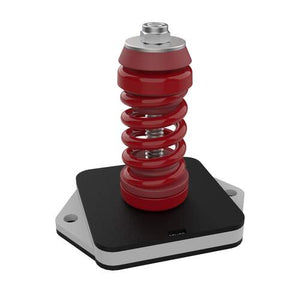 Senor anti-rollover metalen veervoet Rood 60 tot 125kg