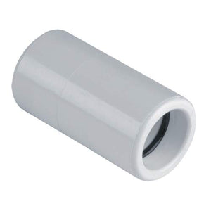 Universeel PVC druk sok wit Ø25 mm
