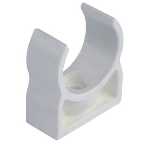 Universeel PVC druk buisklem wit Ø25 mm