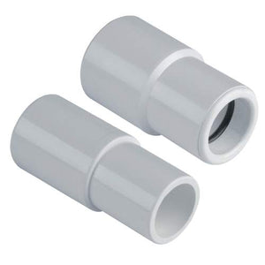 Universeel PVC druk verloop wit Ø25-20 mm
