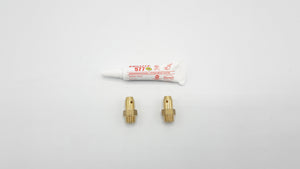 Drukmeetnippel 1/8" met loctite (2 stuks)