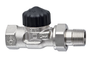 Standaard, DN20, recht, thermostatische afsluiter