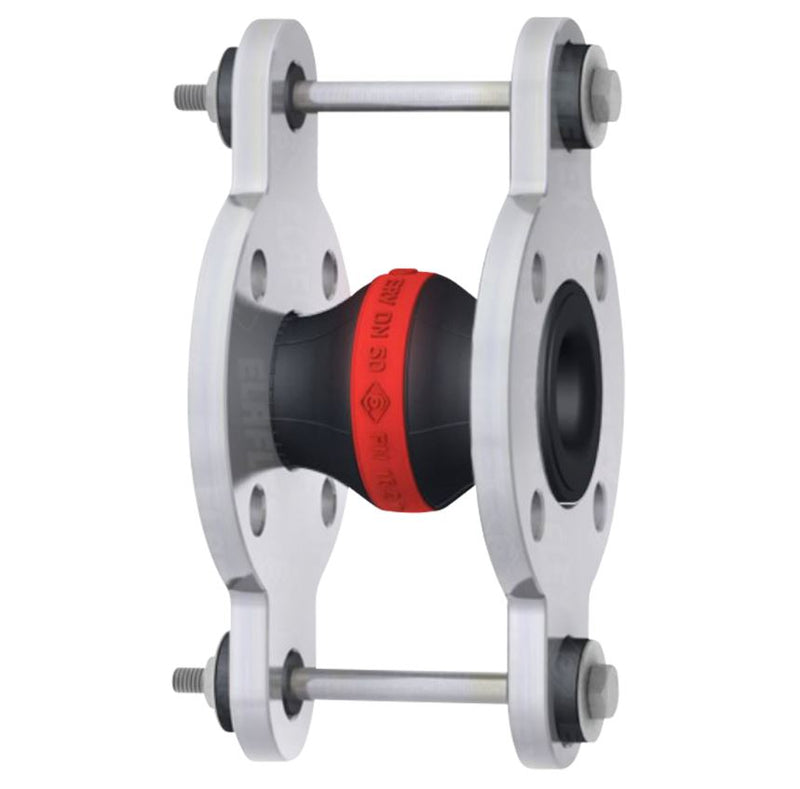 Rubber compensator DN50 PN16 [length 130 mm, max. 16 bar]