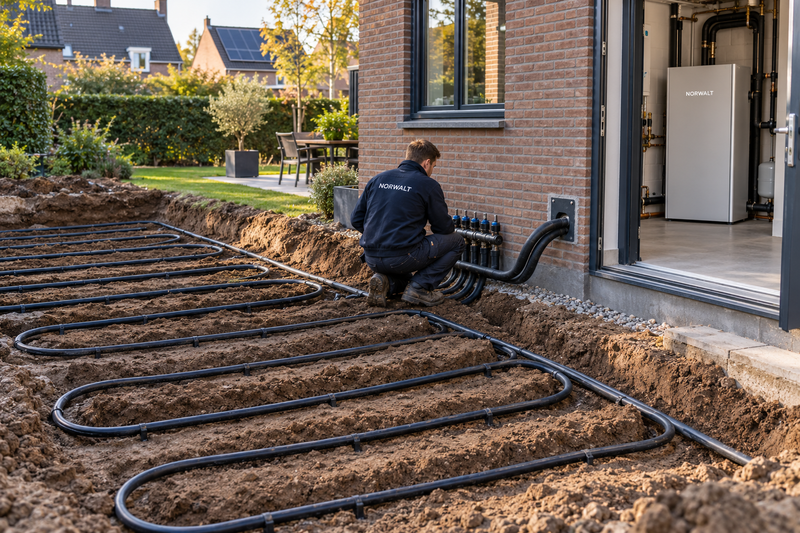 Bodemgebonden Warmtepomp Installatie