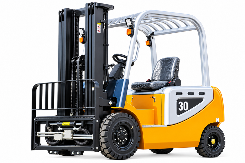 3-Ton Electric Forklift 4.8M Lift Height Industrial Forklift