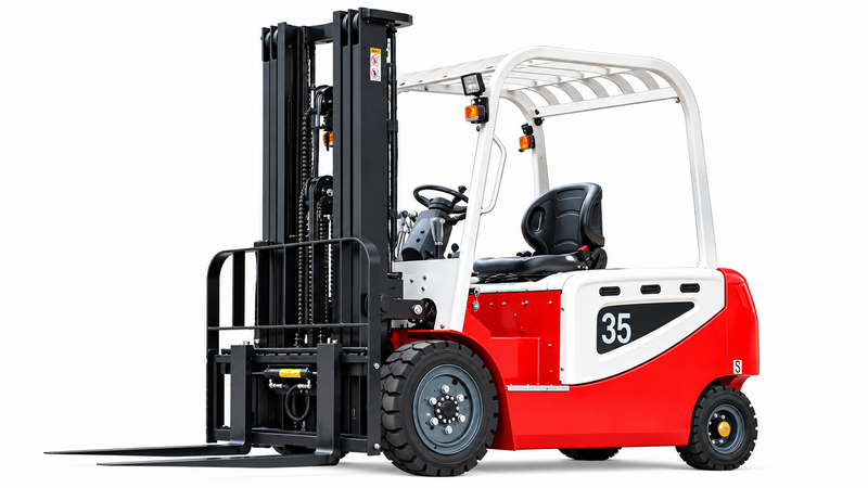 3,5 Ton Elektrische Heftruck 3M Hefhoogte Industriële Magazijnheftruck
