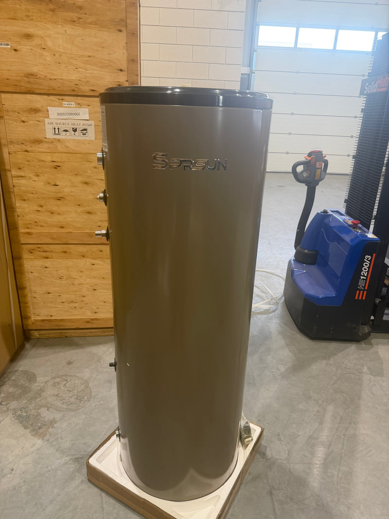 SPRSUN Indirect gestookte boiler 200L 2 spiralen