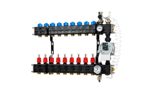 VTE composiet vloerverwarming verdeler met pomp Wilo Para 9-groeps