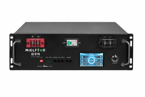 NIELFTOR 51.2V 120Ah 6.14 kW LiFePO4 Rackmount Thuisbatterij Energieopslag