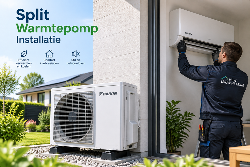 split warmtepomp installatie