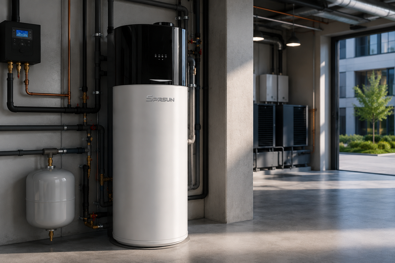 Warmtepompboiler installatie zakelijk