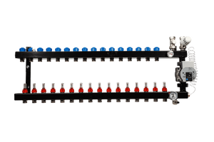 In-line verdeler 16-groeps met pomp WILO Para, aansl.3/4"M.IN