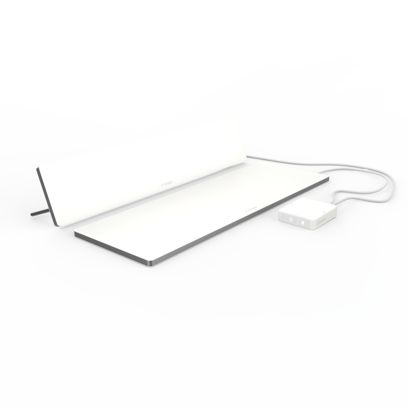 Werkplekverwarming, Set bestaande uit LAVA-DESK TOP & SUB, Wit, 230V