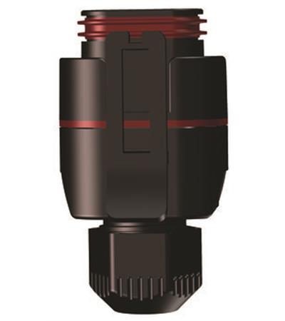 Alpha plug, straight, standard plug connection