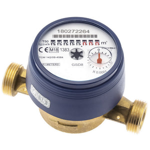 GSD8 1/2" AF koud watermeter maxT 50C Q3=2,5 m3/h DN15 L110