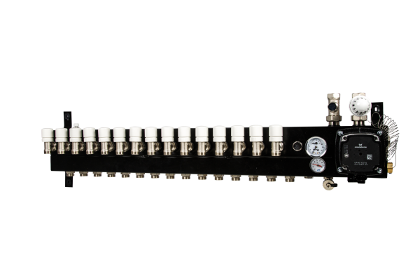 Slim verdeler Grundfos UPM3 A label 15-groeps e.c. 3/4"