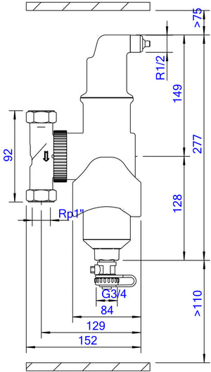 SpiroCombi MB3 -1" -Magneet -Uni