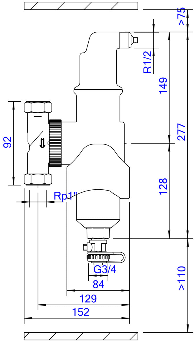 SpiroCombi MB3 -1" -Magneet -Uni
