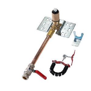 MONTAGESET 3/4" EURO M2 KNEL MET RECHTE STANDPIJP/KOGELAFSL