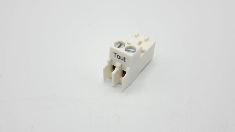 Connector buitentemp. voeler (wit)