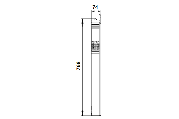 Bronpomp SQ 1- 65 0.70kW 200-240V 50/60Hz 30M.