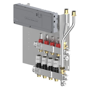 Icon2 Prefab set, 4-groeps RVS LTV-verdeler vloerverwarming