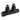 OVUS H-blok 2x½” 50 mm haaks knop L therm.voorber mat zwart