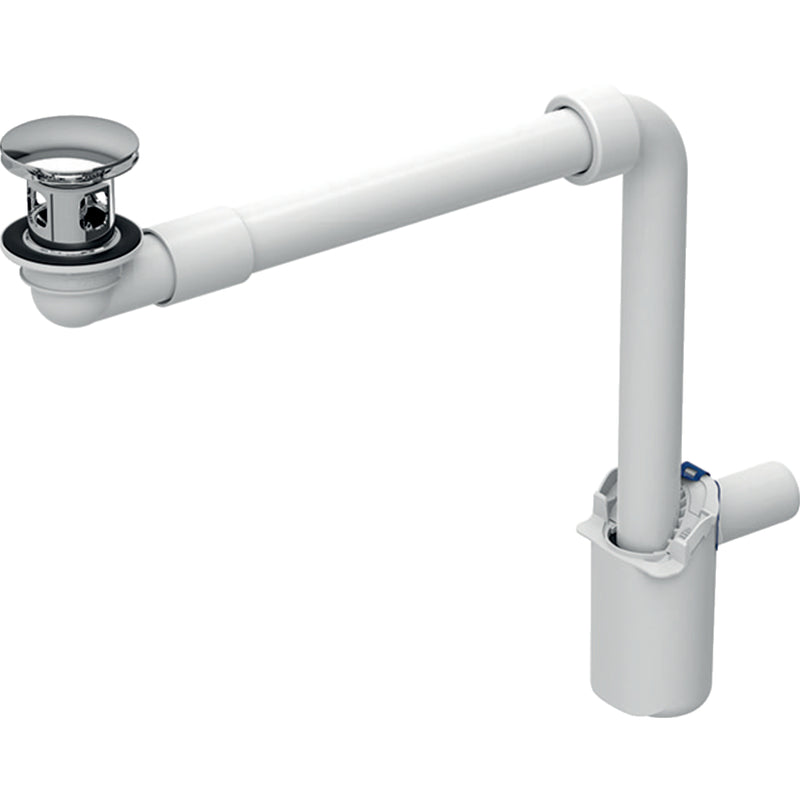 Geberit wastafelafvoer, push open: d=32mm, gl-chroom