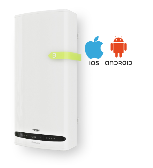 Tesy elektrische boiler BelliSlimo Cloud 50 liter
