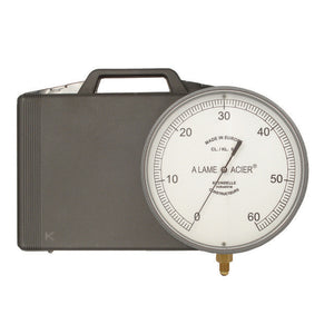 PED ijkmanometer MA1305V14S-9038 0-60 bar klasse 0,5 incl. kunststof koffer en ijkcertificaat