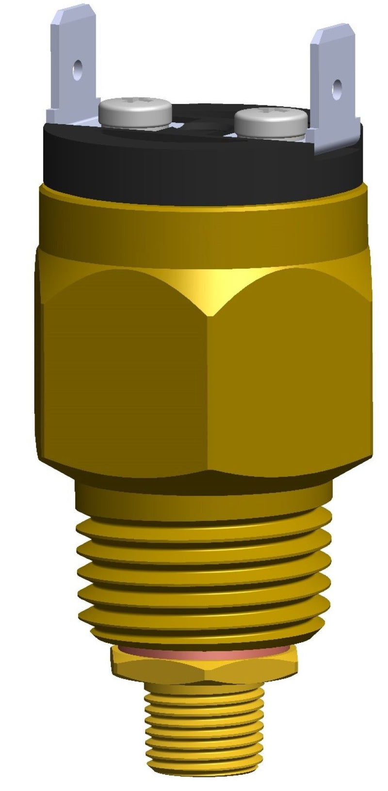 DUCO Drukschakelaar DKB 1/2" x 1/8" bui.  2x schroefcont.  0,8 bar