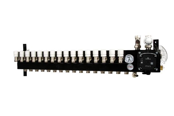 Slim verdeler Grundfos UPM3 A label 16-groeps e.c. 3/4"