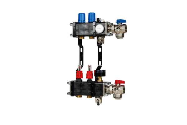 VTE open composiet vloerverwarming verdeler 2-groeps